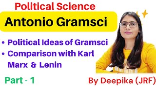 Political Thought of Antonio Gramsci  Part1 [upl. by Anette88]