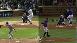 Javy Baez Hitting Mechanics Changes [upl. by Freeborn683]