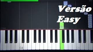 Rindo à Toa  Falamansa Versão Easy  Tutorial Piano Teclado Partitura [upl. by Iman339]