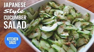 How to Make a Japanese Cucumber Salad with Vinegar  Cucumber Salad Recipes Easy [upl. by Laamaj876]