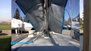 Episode 3 Tarping a boat with the mast up [upl. by Lot104]