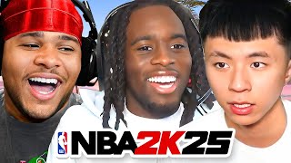 Kai Cenat Ray amp Fanum Play NBA 2K25 [upl. by Samuel]