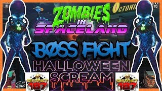 SOLO BOSS FIGHT ZOMBIE INFINITE WARFARE ZOMBIE IN SPACELAND FR HALLOWEEN TRAILER [upl. by Ettezel]