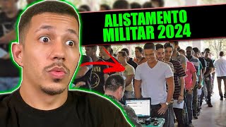 ALISTAMENTO MILITAR 2024 [upl. by Llydnek]