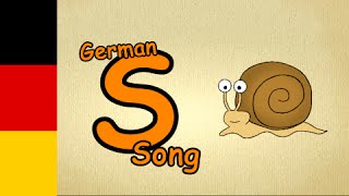 german songs for beginners with lyrics  letter SSong  german songs for children with subtitles [upl. by Bowler]