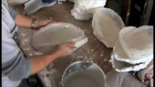 Silicone Mold and Plaster Casting Part Three [upl. by Ellehcan]