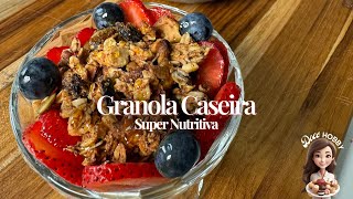 Granola Caseira Super Nutritiva  Doce Hobby [upl. by Novla2]