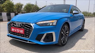 Audi S5 Sportback Quattro 2021 ₹79 lakh  Reallife review [upl. by Ahker]