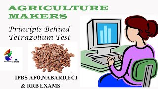 Principle behind Tetrazolium test Seed Viability test Seed technology for ExamsAgriculture Makers [upl. by Akeirahs]