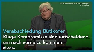 GrünenParteitag Verabschiedung von Reinhard Bütikofer  17112024 [upl. by Clute]