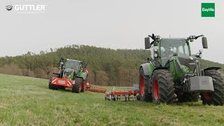 Güttler GreenMaster 600 und Mayor 640 bei der BayWa Grünland Roadshow 2022 [upl. by Anirrok]