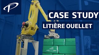 Wood Shavings Bedding Packaging Line  Case Study Litière Ouellet [upl. by Weitman]