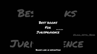 Best Books For JurisprudenceLaw books for Law students law lawbooks shorts [upl. by Chamberlain]