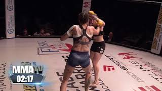 Cage Warriors Academy South East  Blaber vs Loiseau [upl. by Eninotna]