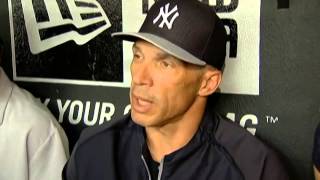 Joe Girardi discusses Masahiro Tanakas trip to the DL and Carlos Beltrans knee [upl. by Retrac]