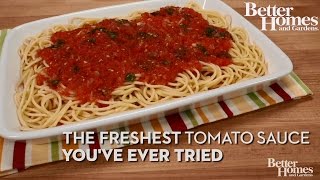 The Freshest Tomato Sauce You’ve Ever Tried [upl. by Klemperer]