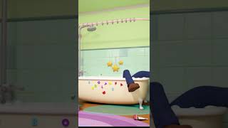 What a Mess Clumsy Daddy 🛁🤭 lellobee shorts clumsy bathsong  Nursery Rhymes for Babies [upl. by Islek]