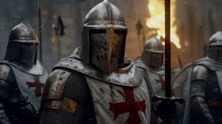 Crusaders Chanting in a Holy March  Deus Miserere  Knights Templar Hymn [upl. by Kelby]