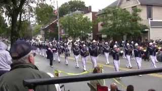 Hempfield Area Spartan Band at Fort Ligonier Days parade 2014 [upl. by Aysab976]