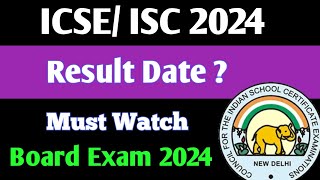 ISC ICSE Result date 2024  Most Expected Date Board Exam trending viral icse isc [upl. by Ivek]