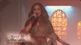 Jennifer Lopez  Church Live Performance  Marry Me Tonight Jennifer Lopez amp Maluma Live [upl. by Akemat]