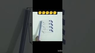 How is this possible🤔😱🔥📈 iqboostiqtutorialiqtrickiq🤗 3ddrawingshortsfeedviralvideoplease🙏 [upl. by Demmy]