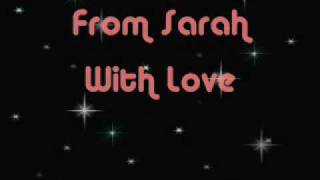 Sarah Conner  From Sarah With Love with Lyrics [upl. by Caines]