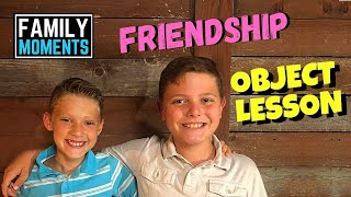 Childrens Sermon  Bible Lesson on FRIENDSHIP Proverbs 1824 [upl. by Adnalue411]