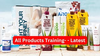 All Products Training  Forever Living Products in Hindi  FLP  Aloe Drinks And Nutrition [upl. by Drais]