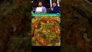 surya ki istamayna food biryani telugufood unstoppable kanguva [upl. by Harley470]