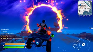 FORTNITE quotTRAVERSER DES CERCLES ENFLAMMES AVEC UN VEHICULEquot ¦ FORTNITE FR [upl. by Oisinoid204]