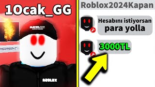 ROBLOXU KAPATACAK HACKER PARA İSTİYOR  😥 3000₺  Roblox 2024 Kapanıyor [upl. by Lemahs]