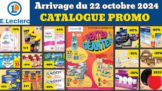 catalogue LECLERC ventes géantes ✅ Du 22 octobre au 2 novembre 🔥 Arrivage maison promos deals pub [upl. by Yrallih273]