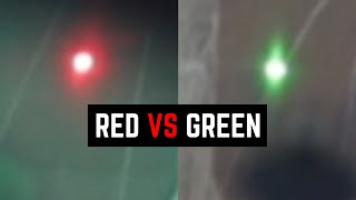 Red Dot VS Green Dot Sight In Depth Comparison [upl. by Richmound]