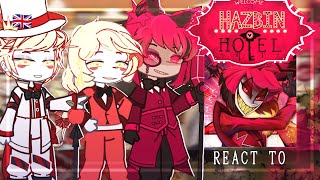 Hazbin Hotel reacts to Alastor  Themselves  reacts to TikTok  prime video  Gacha Club [upl. by Nedla81]