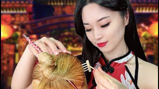 ASMR Ancient Chinese Acupoint Scalp Massage [upl. by Ailemac445]