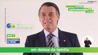 1º programa eleitoral de Jair Bolsonaro PSL  Eleições 2018 [upl. by Riggall]