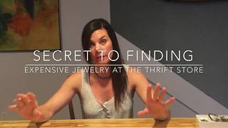 The secret to finding expensive jewelry at the thrift store [upl. by Morlee]