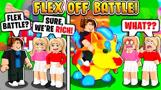 I FLEX BATTLE my FRIENDS in Adopt Me [upl. by Manchester]