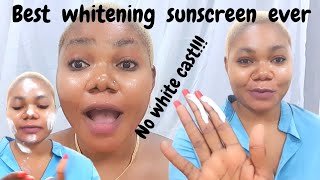 Skin doctor sunscreen SPF 60 review  Sunscreen that does not leave a white cast  Product review [upl. by Edna]