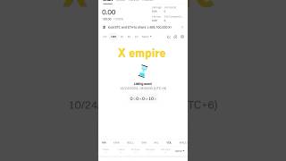 X empire market in Bitget💥💥 crypto binance bitget forex trading btc [upl. by Schwing]