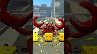 Omg  Zoochosis Infected Crab vs Spongebob SQUAREPANTS EXE Family in Garrys Mod  Who is Stronger [upl. by Ennoid]