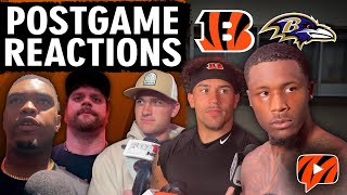 Bengals Players React After Overtime Loss to Ravens  NFL Week 5 [upl. by Kathi]