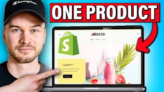 How to Create a ONE PRODUCT Shopify Store in 2024 Step by Step [upl. by Tebasile199]