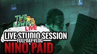 Nino Paid Studio Session Prod by Sparkeem Day Vlog [upl. by Yraccaz]