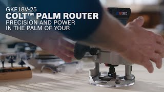 Bosch GKF18V25 18V Brushless Colt™ Palm Router [upl. by Eduj]