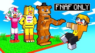 Stuck On A FNAF ONLY MEGA CHUNK In Minecraft Five Nights At Freddys [upl. by Lexie]