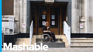 These Moving Stairs Transform into an Elevator for People with Wheelchairs [upl. by Oswell]