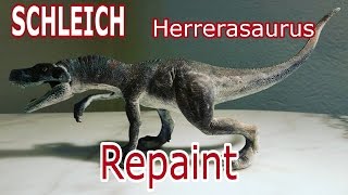 SCHLEICH  Herrerasaurus  Repaint [upl. by Naedan]