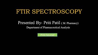 FTIR Spectroscopy Hindi and English [upl. by Veno]